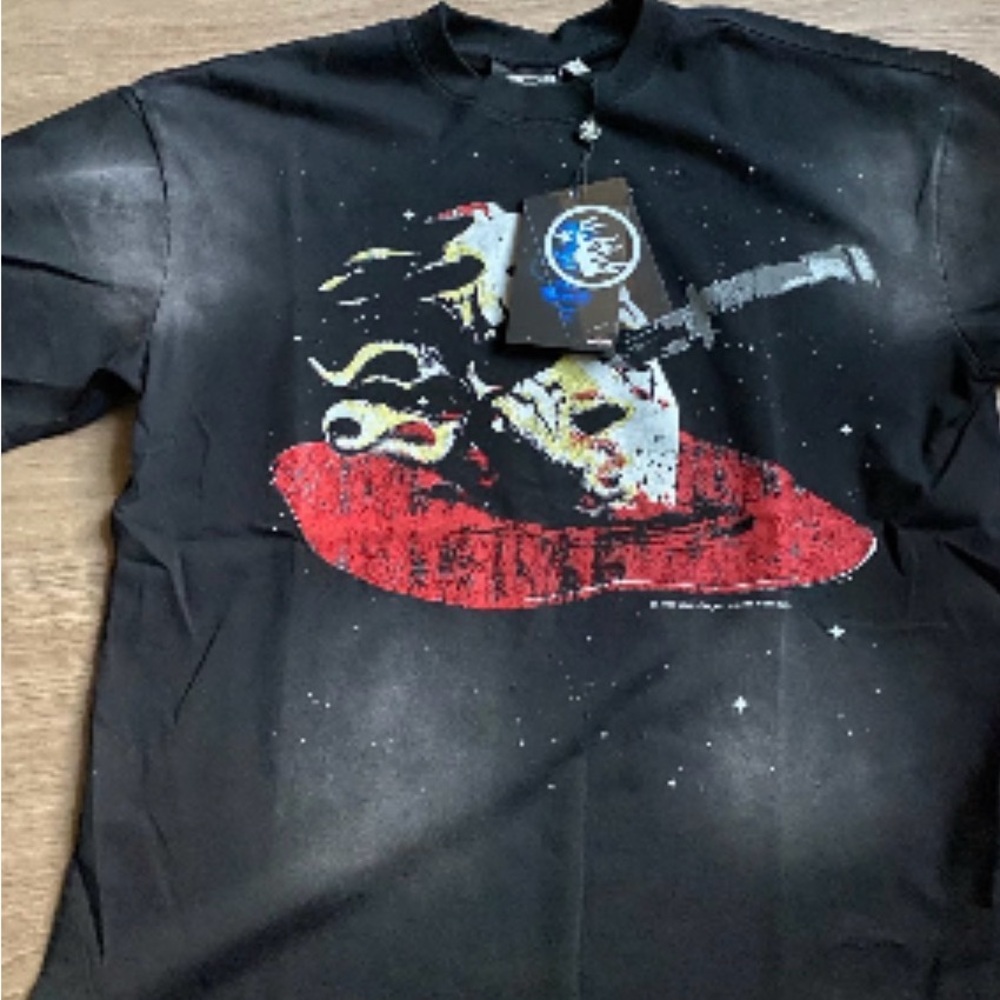 HellStar Black Graphic T-Shirt 1 of 1